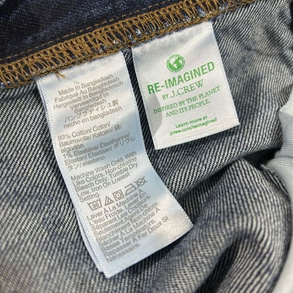 Men’s J Crew Flex Re-Imagined Jeans Slim EUC size 30 x 32 - Picture 7 of 9